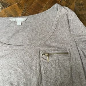 BANANA REPUBLIC scoop neck long sleeve